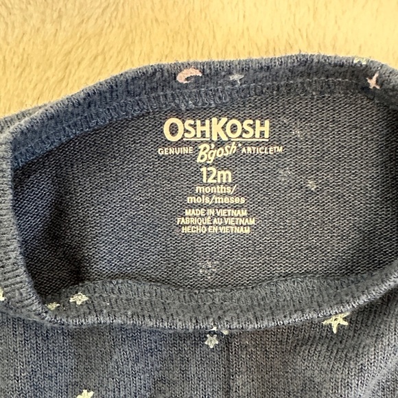 OshKosh B'gosh Navy Starry Long Sleeve Tee - Picture 4 of 4